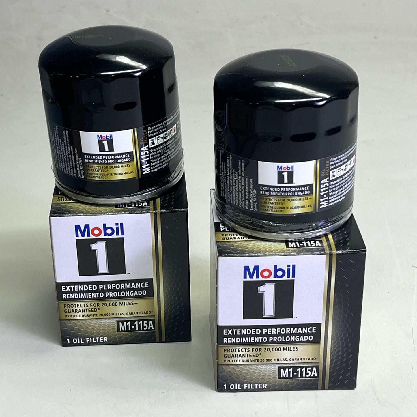 MOBIL 1 (2 PACK) Engine Oil Filter Extended Protection 20,000 Miles M1-115A
