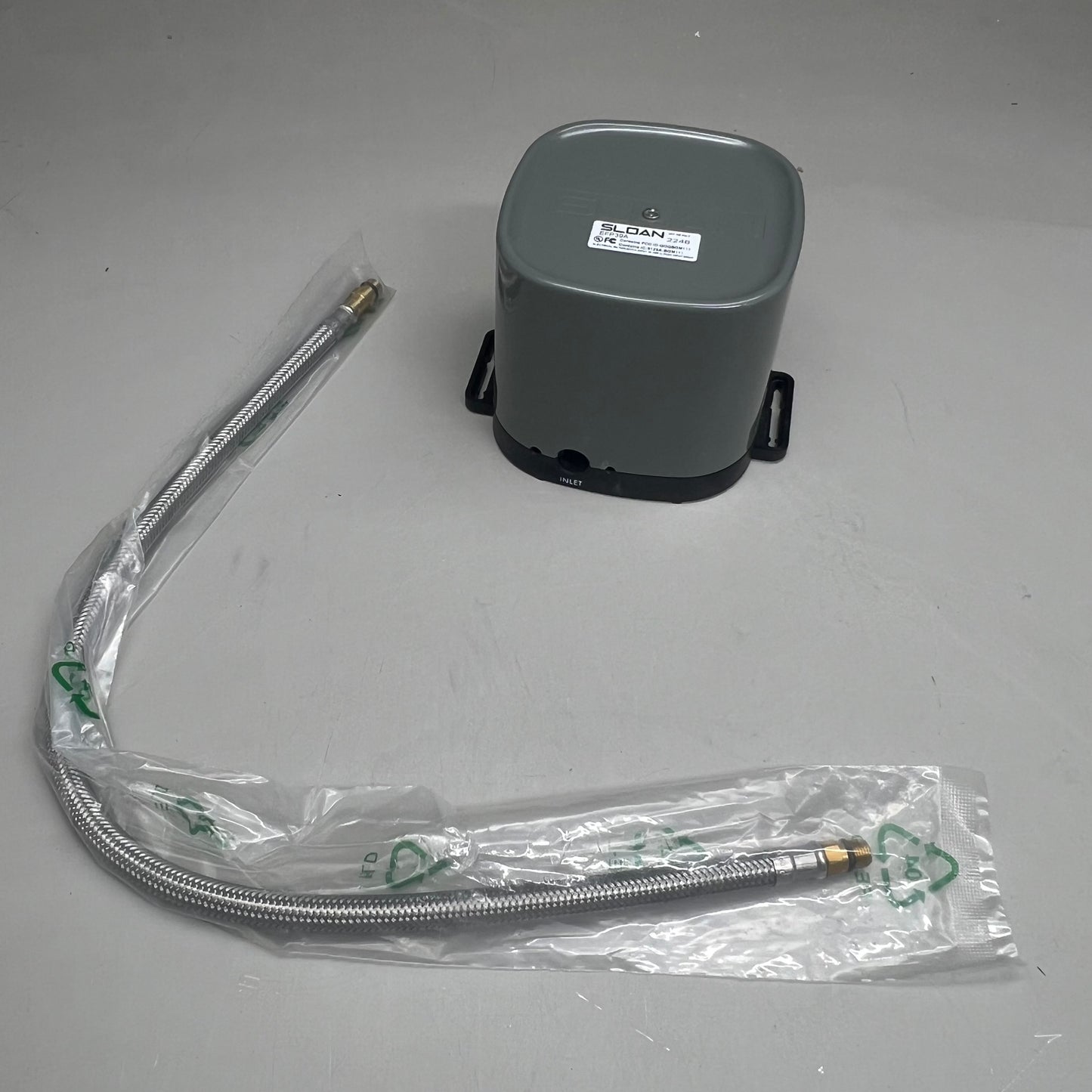 SLOAN Plug-in Adapter Electronic Faucet Kit 0.5GPM/1.9LPM Chrome  ETF610-4-BDT