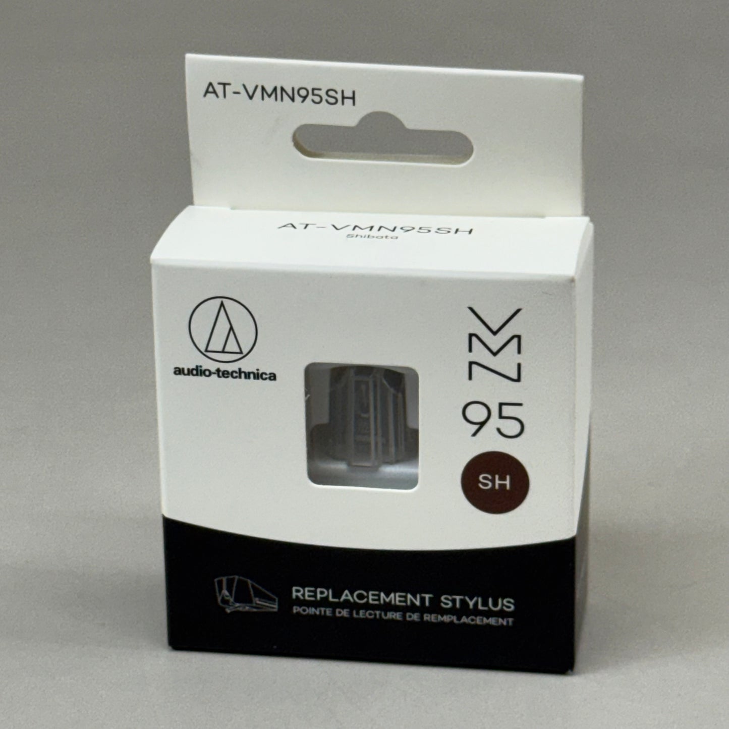 AUDIO-TECHNICA VMN 95 Shibata Replacement Stylus 2.7 x 0.26 mil Brown AT-VM95SH
