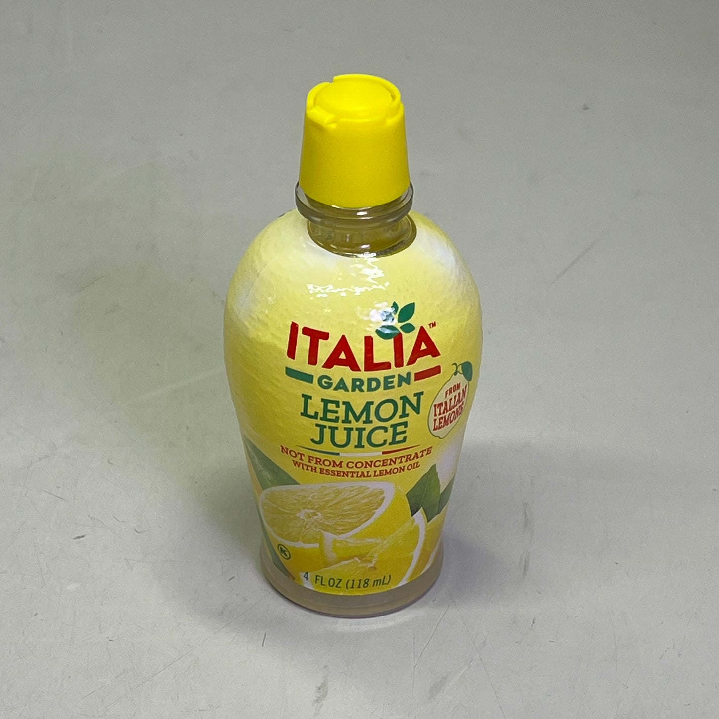 ITALIA (24 PACK) Garden Lemon Juice From Concentrate 4oz 24 Servings BB 12/25