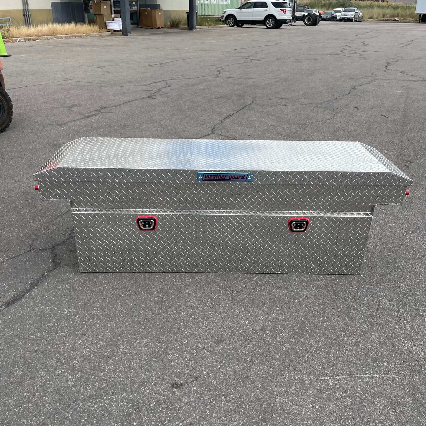 ZA@ WEATHER GUARD Saddle Box, 15 cubic ft, Aluminum 123-0-04