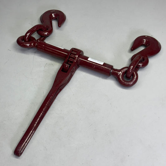 BOXER TOOLS Ratcheting Load Binder 4x4 Vehicles 1/2" x 5/8", Dark Red LB02-1258