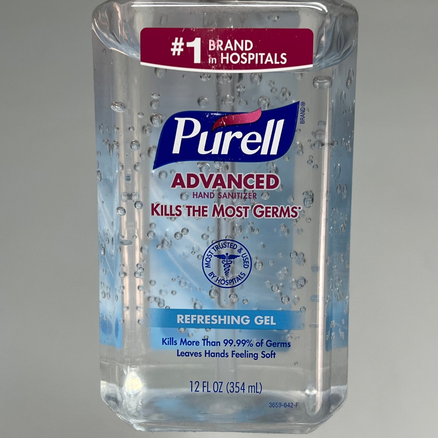 PURELL (10 PACK) Advanced Refreshing Sanitizing Gel Pump Bottle 12 Fl Oz Clear