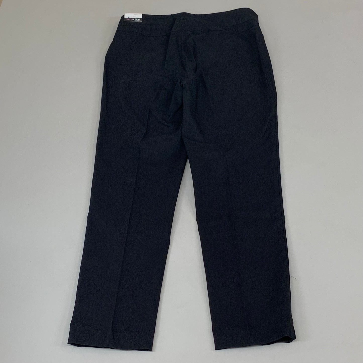 MULTIPLES Narrow Leg Pant Petite Women's Sz 12 Black M2604P