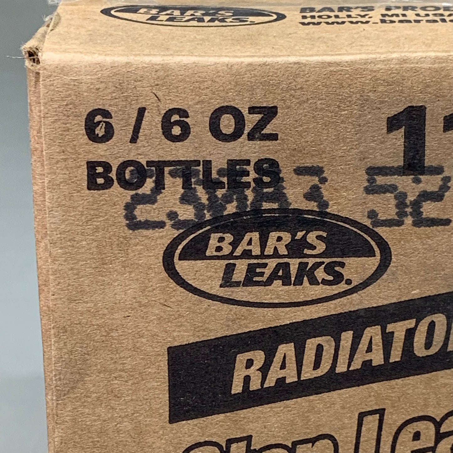 BAR'S LEAKS (6 PACK!) Radiator Stop Leak 2X Concentrate Sealer 6 fl oz Grey 1194