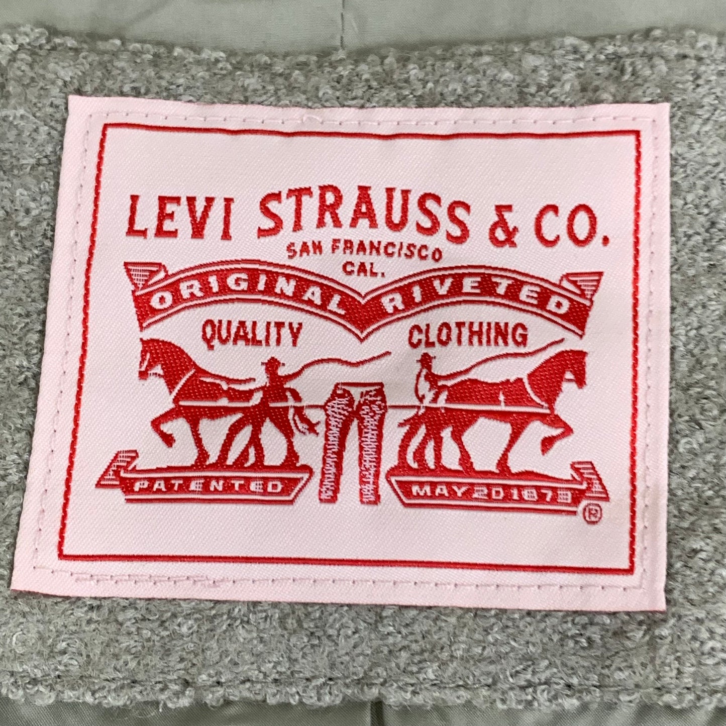 LEVI'S Front Button Cropped Jacket W/ Laydown Collar Women's Medium Tea Green 595450040