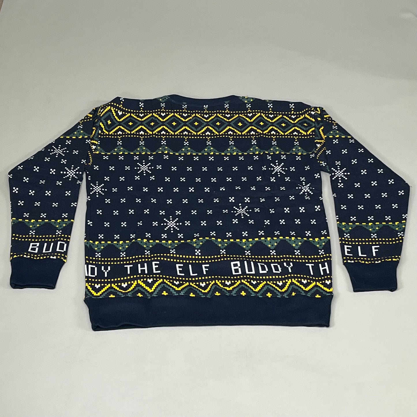 OLD NAVY Men's Christmas Holiday Elf Sweater Sz M Navy/Green 572579-00-1