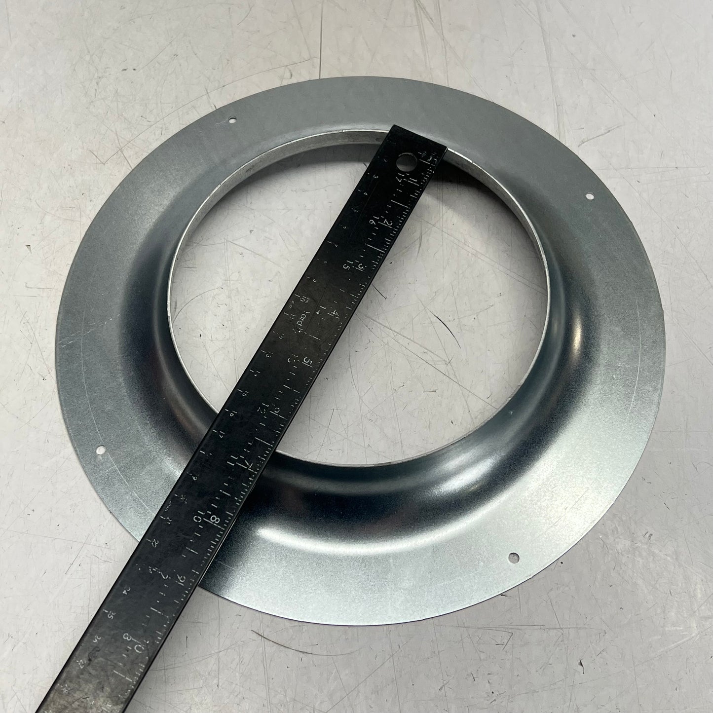 EBM-PAPST Fan Inlet Ring For Backward Curved Centrifugal Fan Silver 96358-2-4013