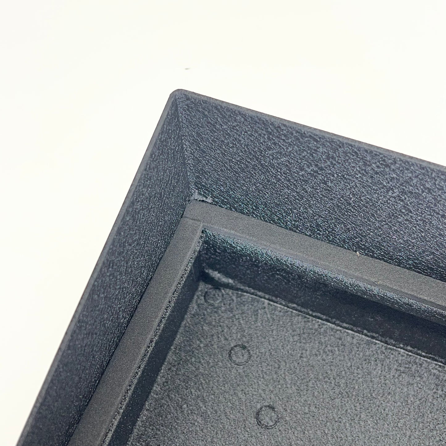 PEDESTAL PRO Square Steel Housing for Low Voltage Security 8" Black MC-CS-08-E