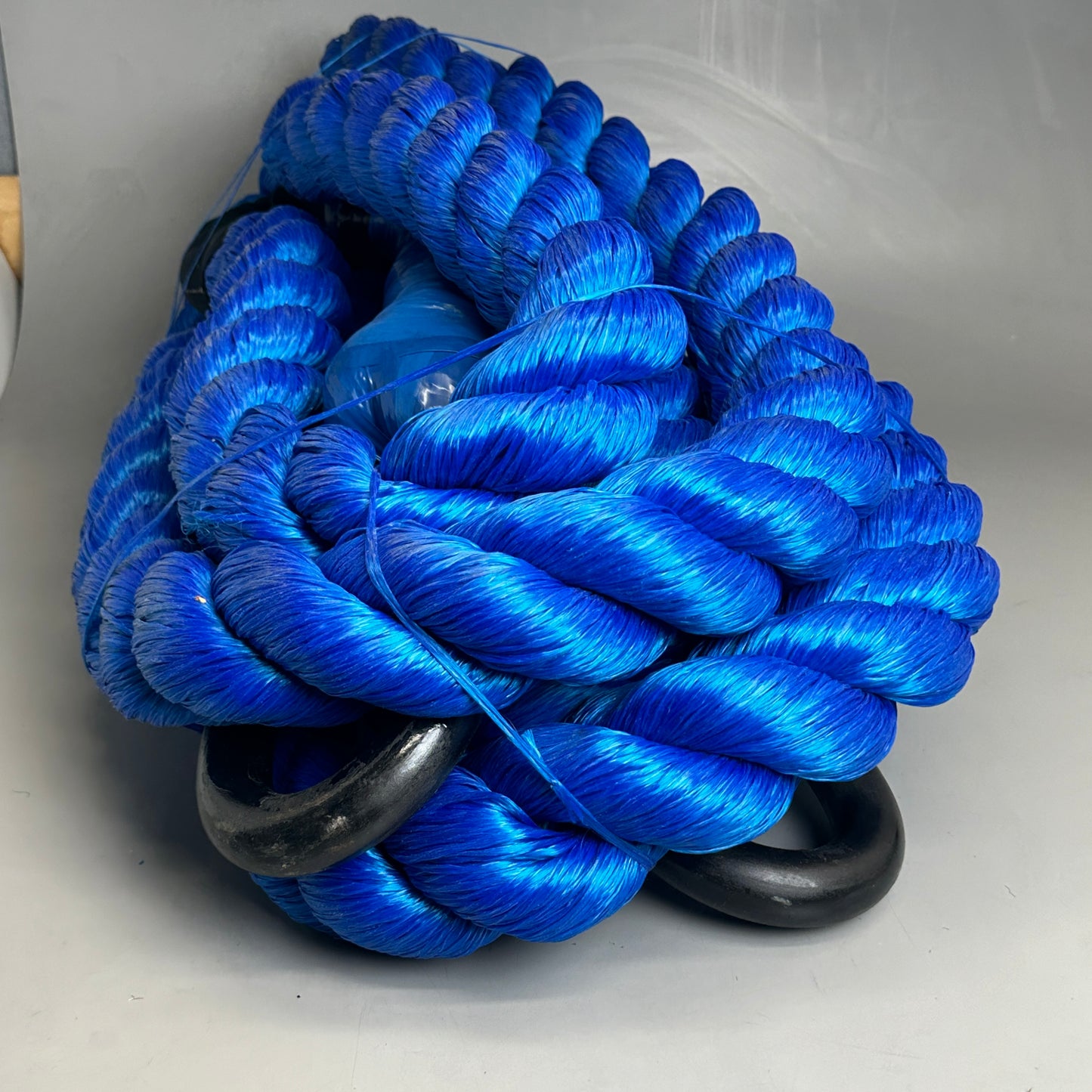 CUSTOM ROPES Heavy Duty Tow Rope 125,000 lb Capacity Blue T125