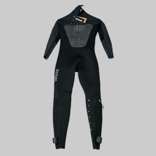 MYSTIC Majestic 2022 Fullsuit Back-zip Knitflex+ 4/3mm Sz L Black 35000.220006