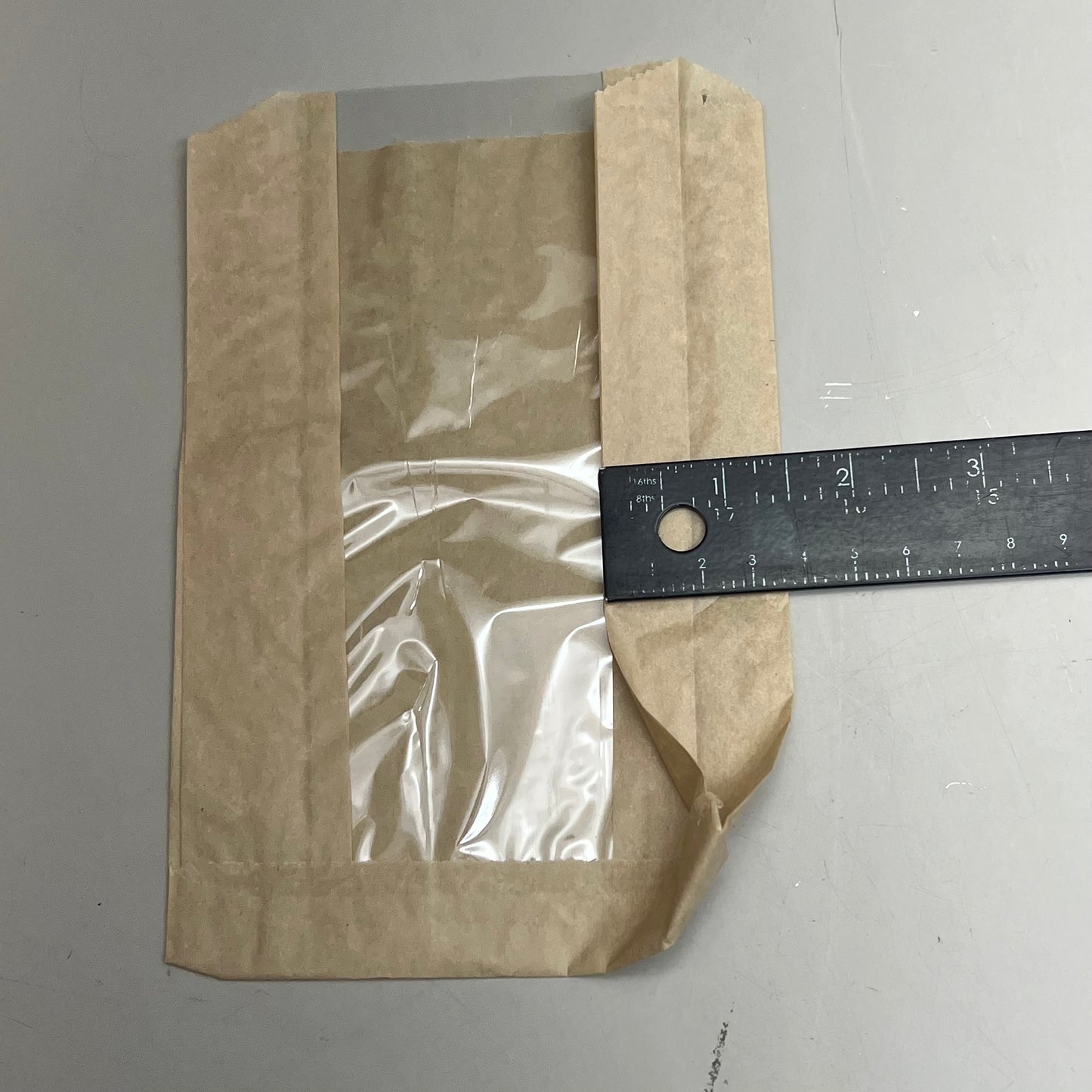 BROWN PAPER GOODS (2,000 PK) Plain Natural Gusseted Singles Cookie Bags 5"x7" 12P07