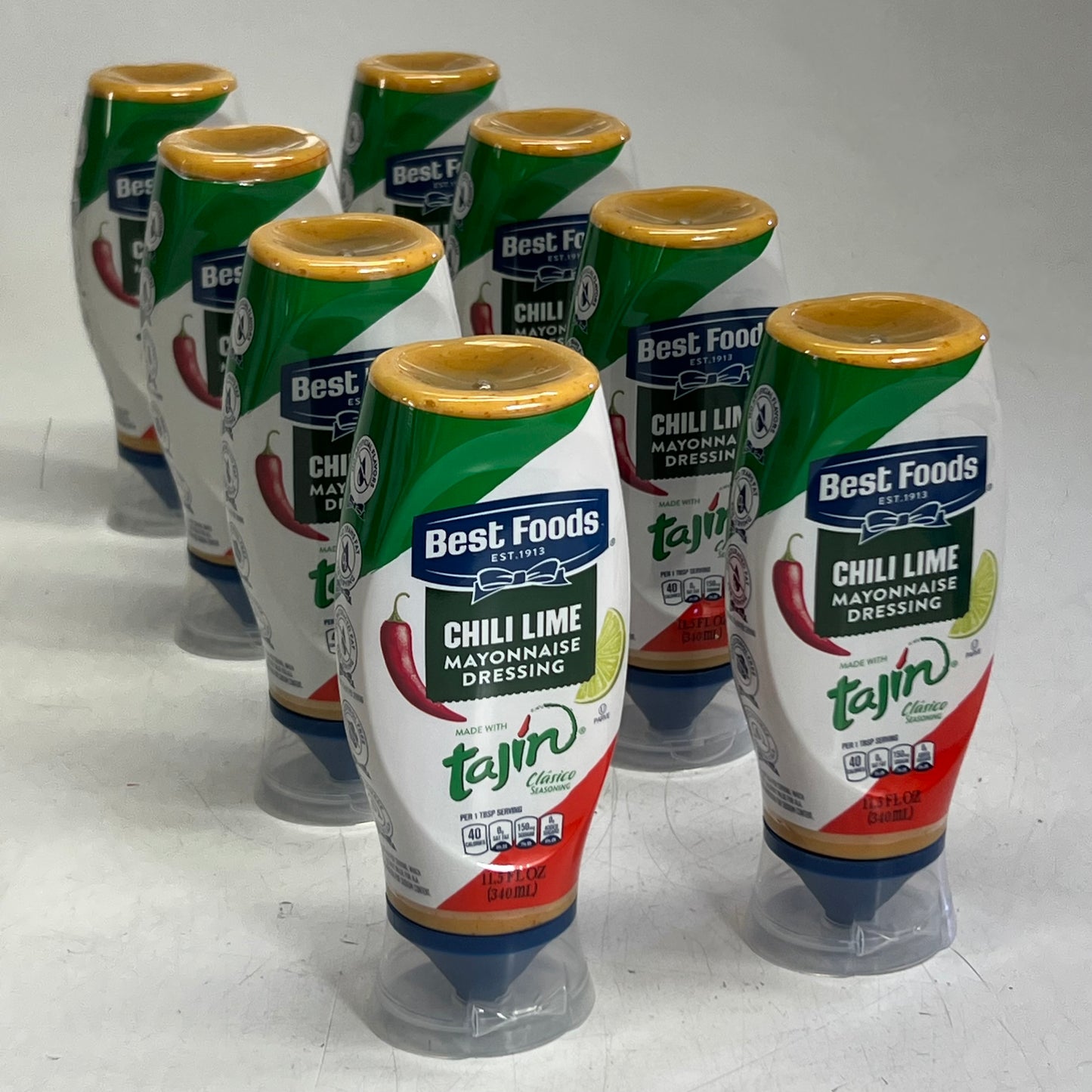HELLMANN'S (8 PACK) Chili Lime Mayonnaise Dressing Tajin 11.5 fl. oz. BB 05/26 62674869