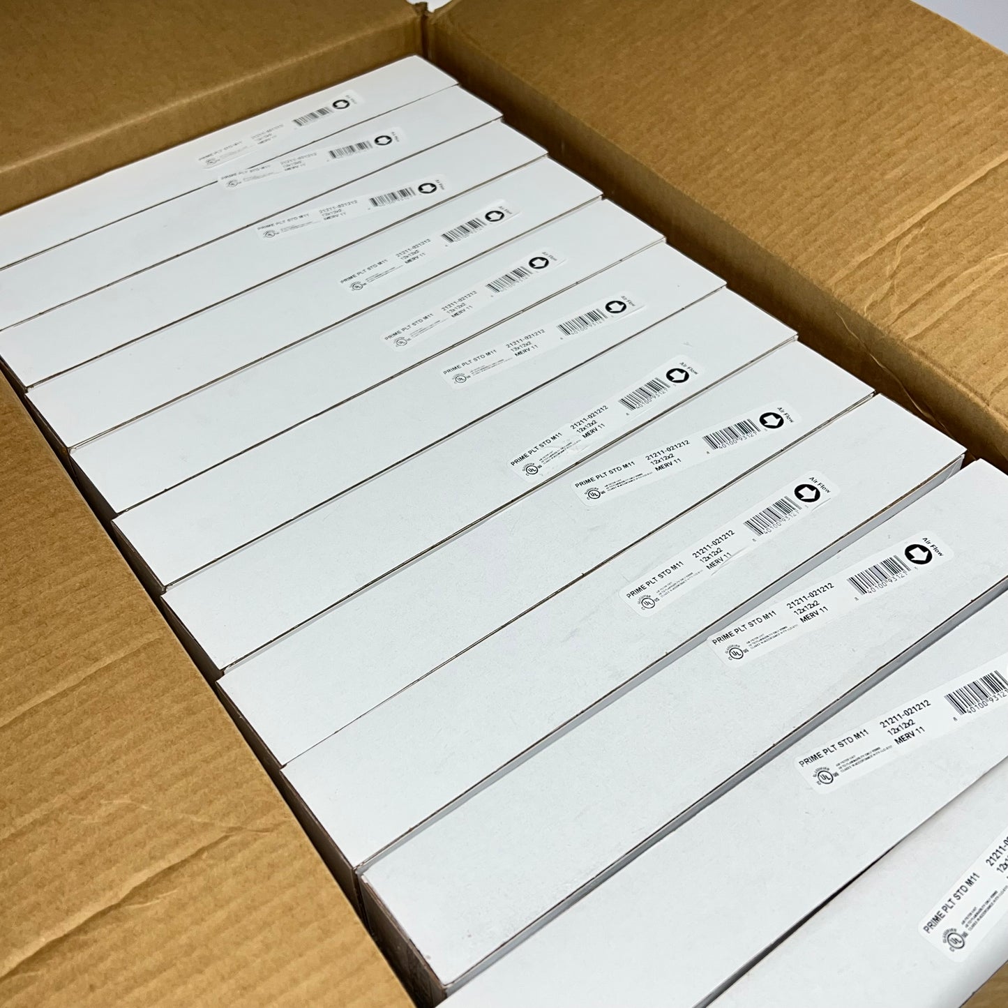 ZA@ MANN + HUMMEL (12 PACK) Furnace Air Filters  12x12x2 White 21211-021212