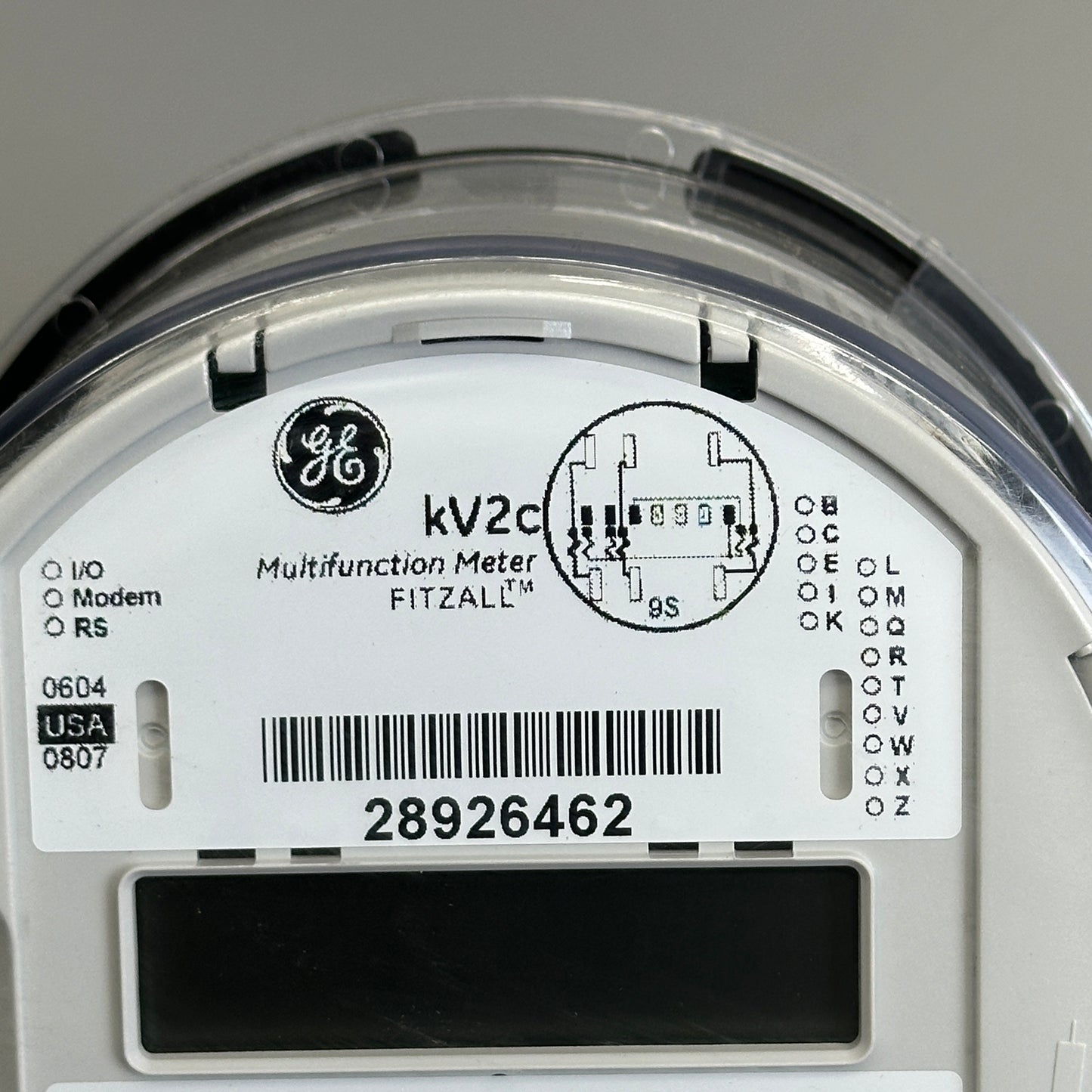 GE kV2c 6"x 6" Multifunction Electric Meter