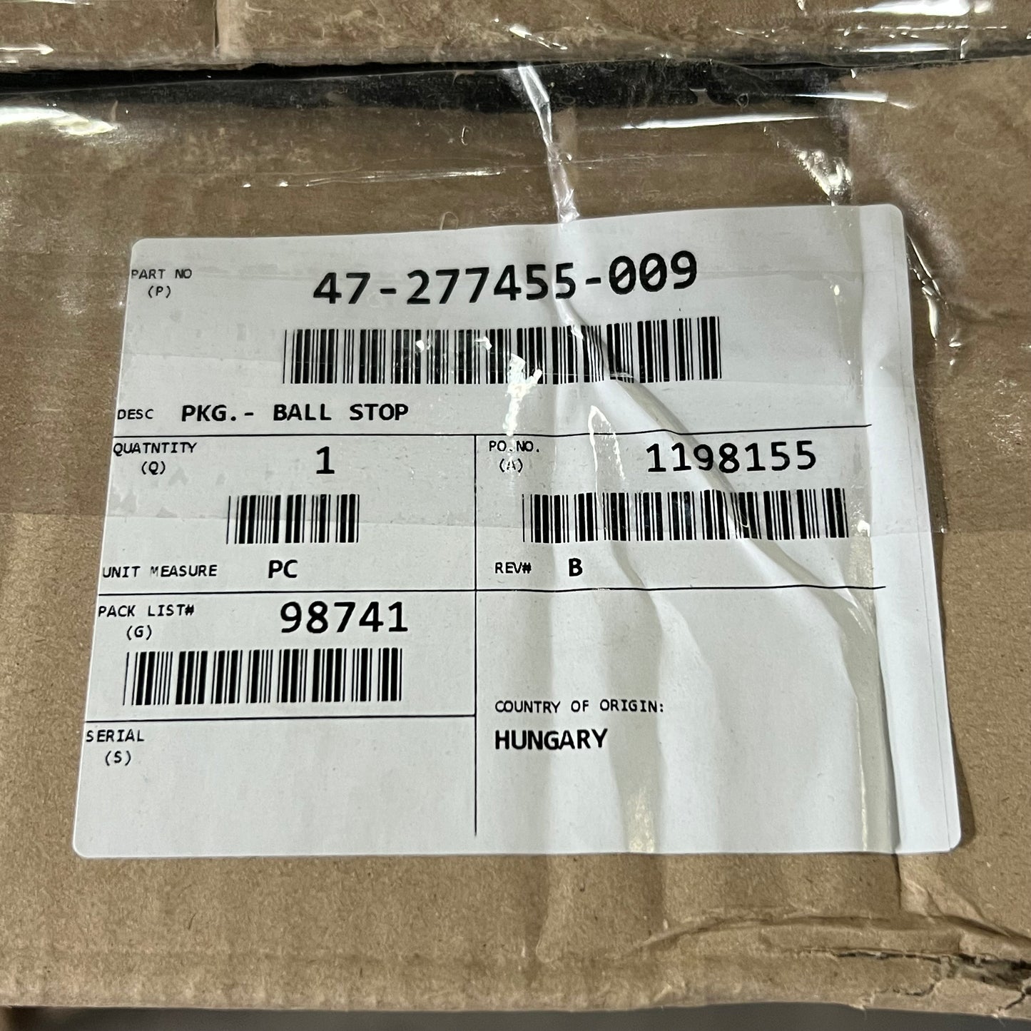 ROUND ONE SOUTHRIDGE (2 boxes/10 Pcs) Tension Rod Assy Sz 44”-53”L