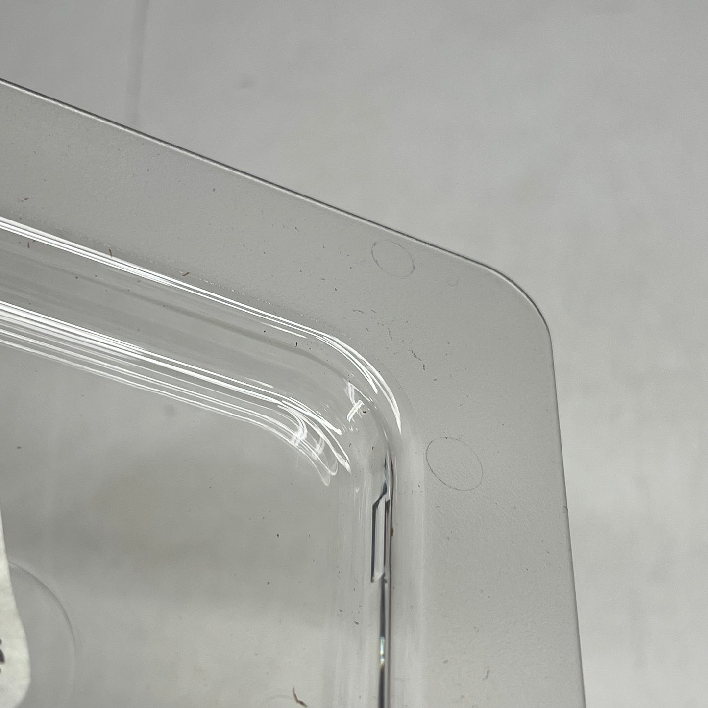 CAMBRO (7 PACK, 2 EACH) Square Cold Fest Flat Pan Lids 1/6 Sz Clear 60CFC135