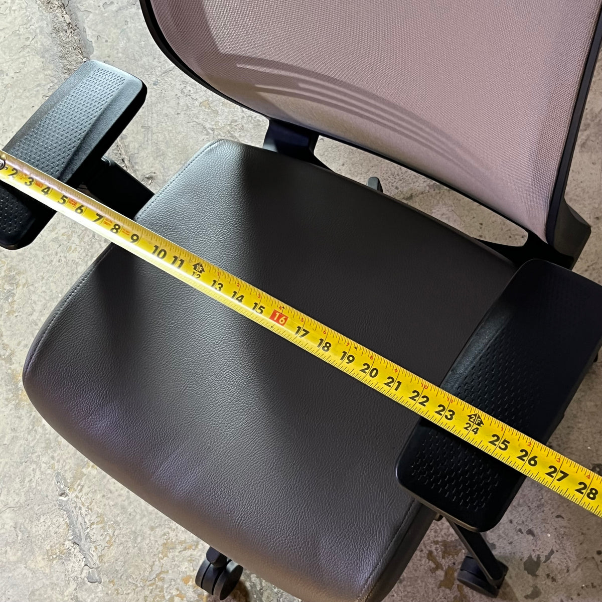 SITONIT SEATING Ergonomic Office Chair Desk Task Chair Sz 18"W x 19"L x 37"H Grey 36-0058