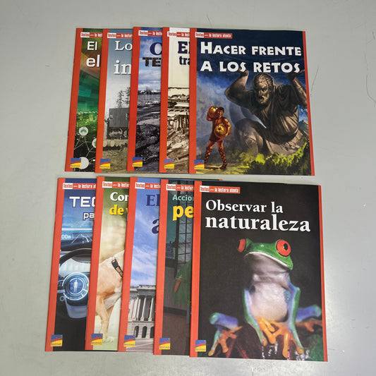 BENCHMARK EDUCATION (10 SET) Multiple Learning Point Books Grade 4 Spanish Edition