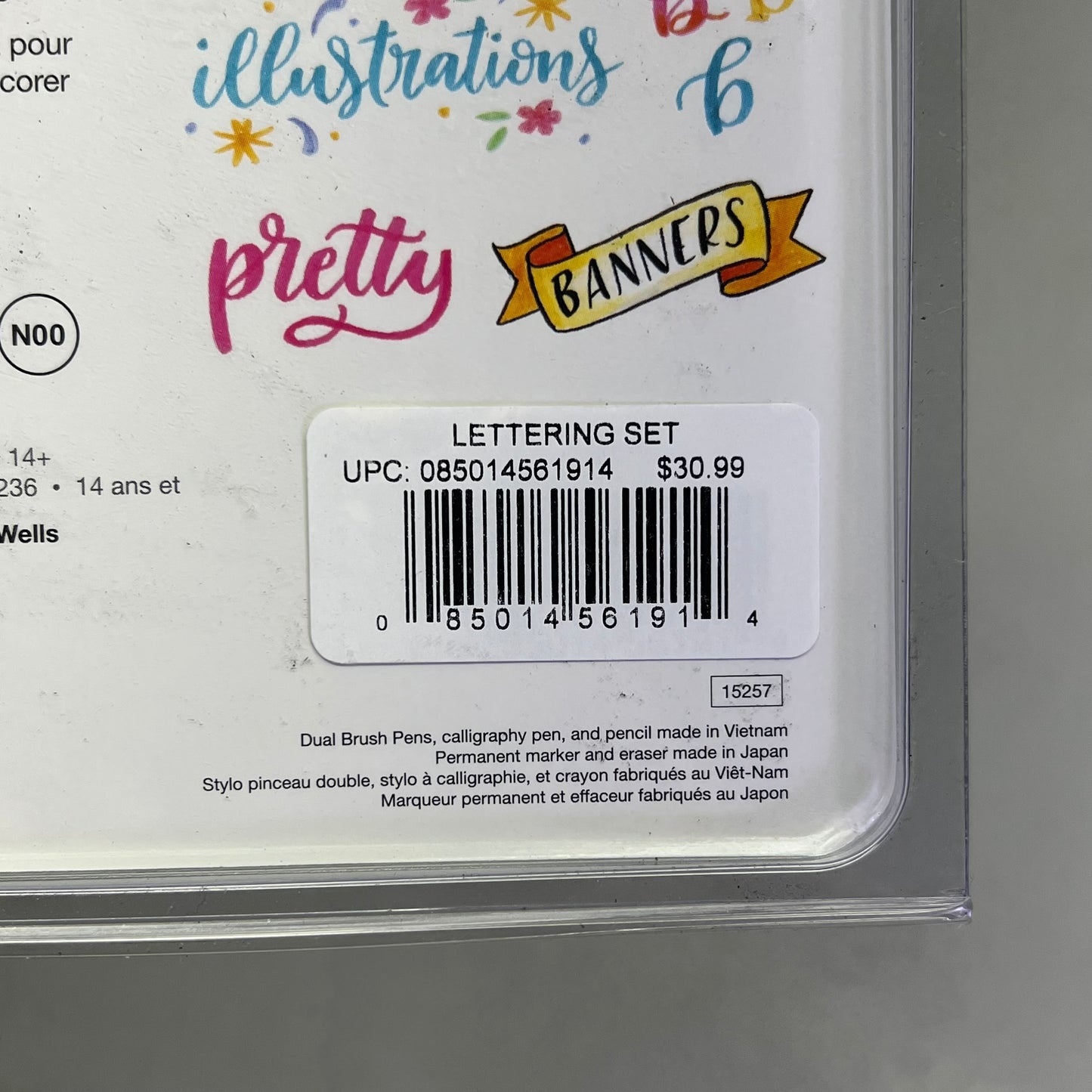 TOMBOW Updated “Lettering In Color” Set For Lettering Design 10 Piece 15257