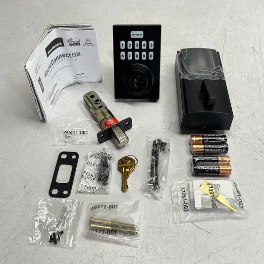 KWIKSET Home Connect 620 Z-Wave Smart Lock Long Range Matte Black 98935-007