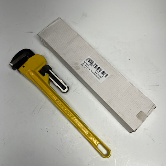 Professional Grade Plumbing Tool Sturdy Cast Iron Housing 18" Yellow 61255