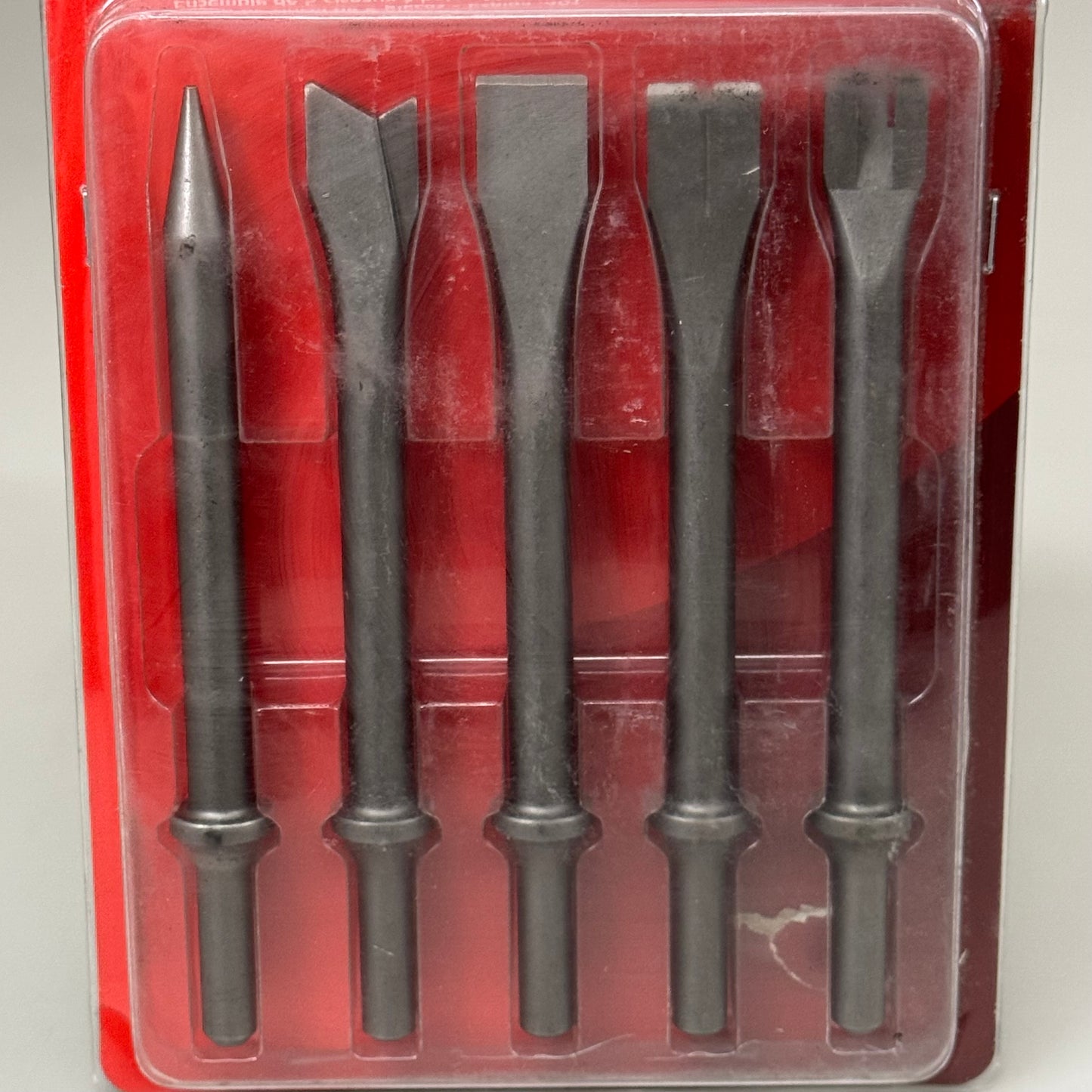 INGERSOLL RAND (5 PEICE) High Quality Steel 7" Hammer Chisel Set .401 Shank 9500