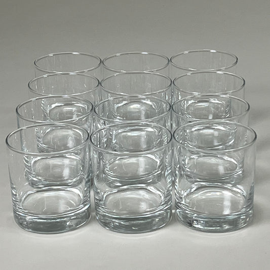 ARC CARDINAL (12 GLASSES) Straight Sided Rocks Glass 3.5" Height 10.5 oz Q2539