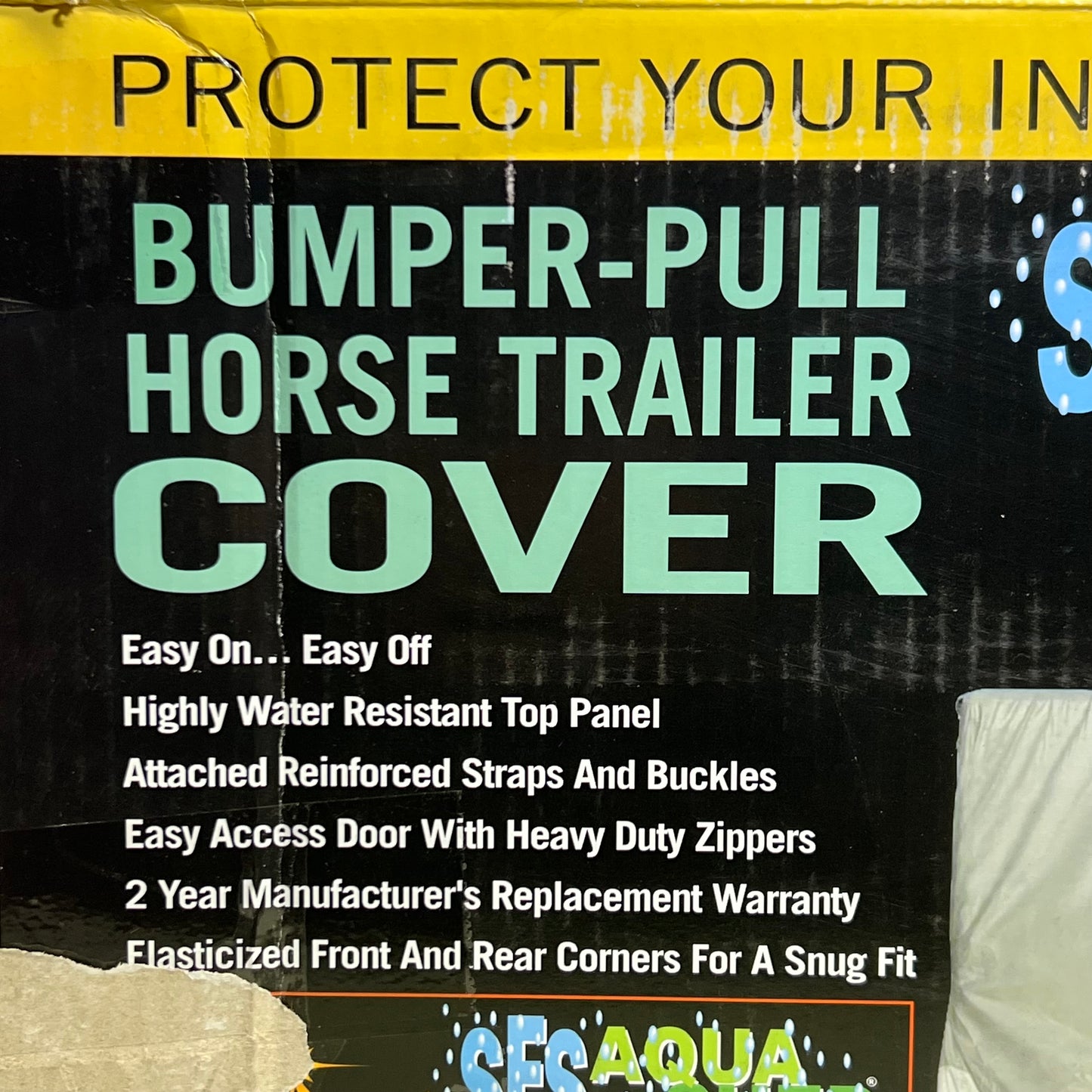 ADCO Bumper Pull Horse Trailer Cover Sz 14'1" - 16' 46004 (New Other, Distressed Box)