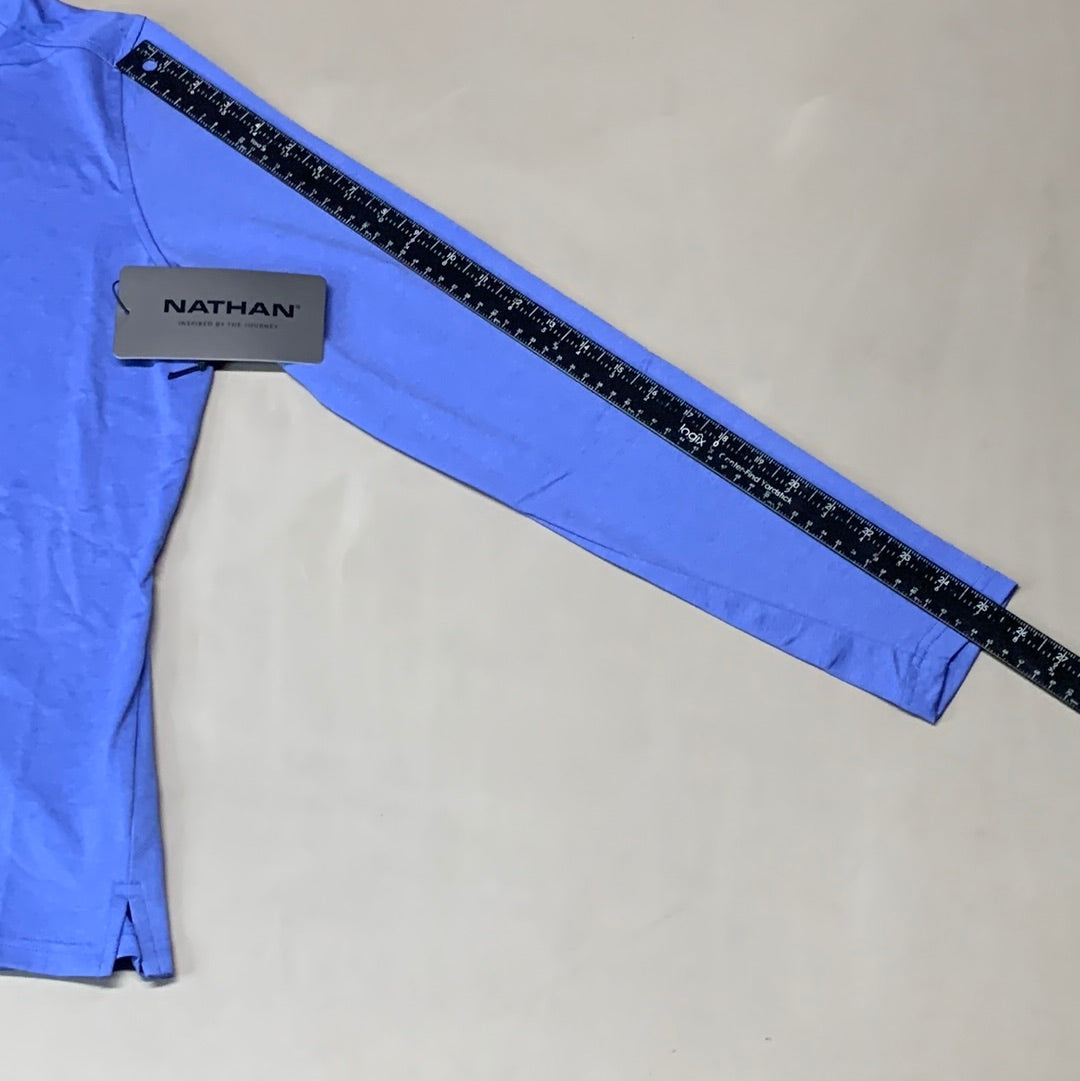 NATHAN 365 Hooded Long Sleeve Shirt Women's Sz M Baja Purple NS50080-70025-M (New)