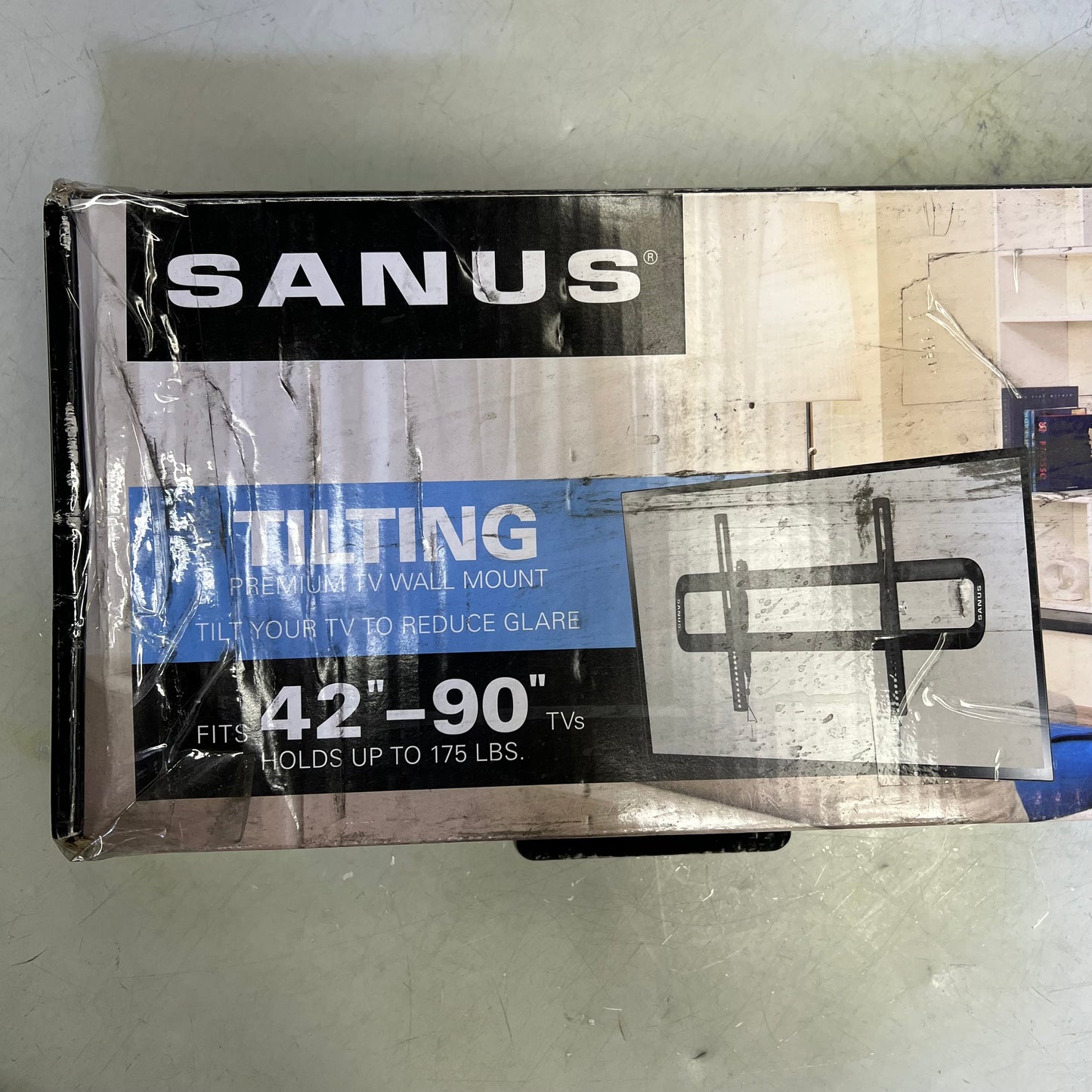 SANUS Wall Mount For Flat TV Panel Display 42"-90" 151 lbs Load Cap Black VLT5B1