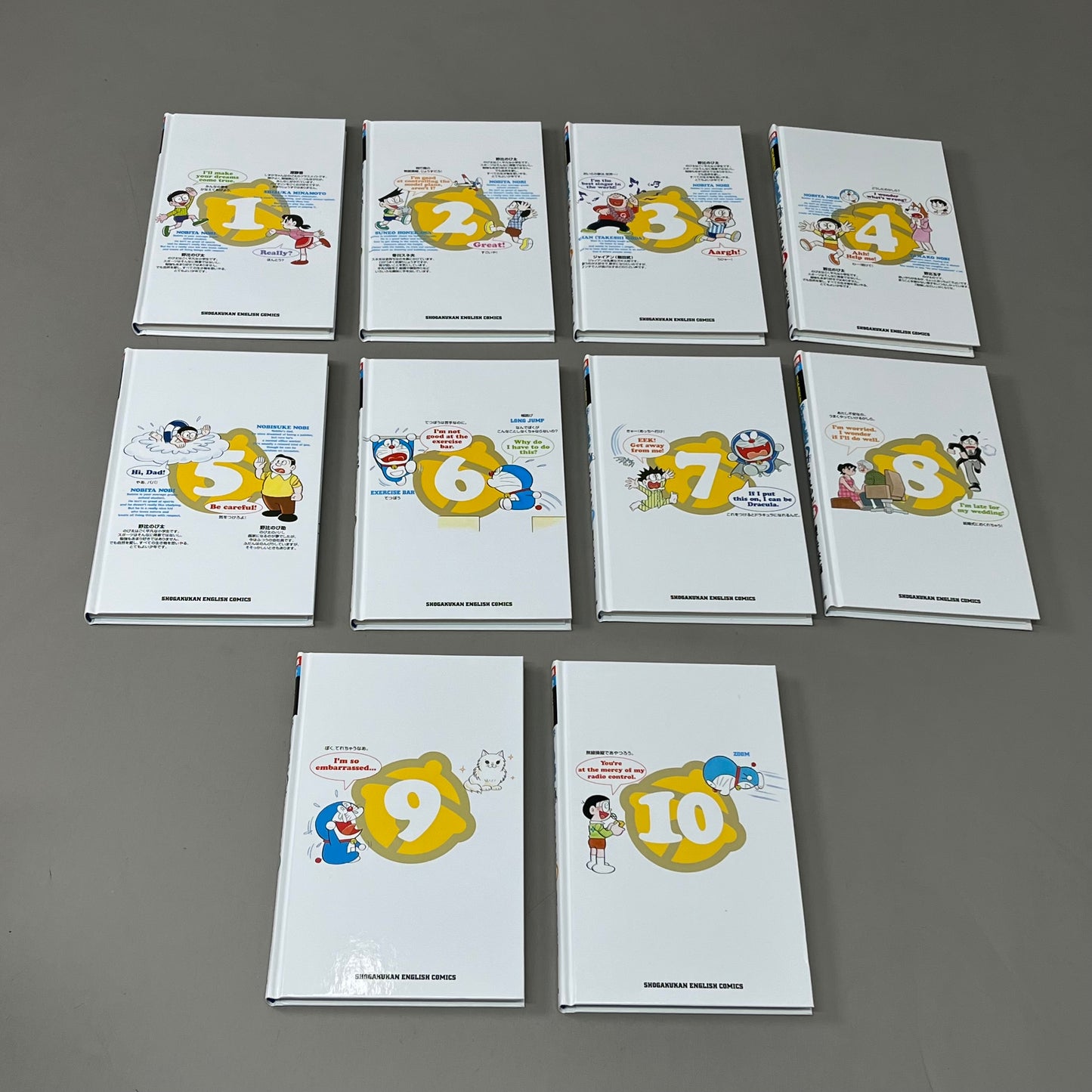 DORAEMON(1-10 VOLUME SET) Shogakukan English Language Comics From Japan Like New