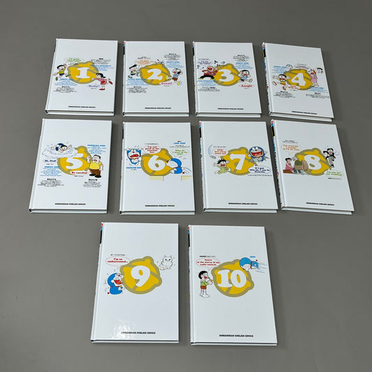 DORAEMON(1-10 VOLUME SET) Shogakukan English Language Comics From Japan Like New