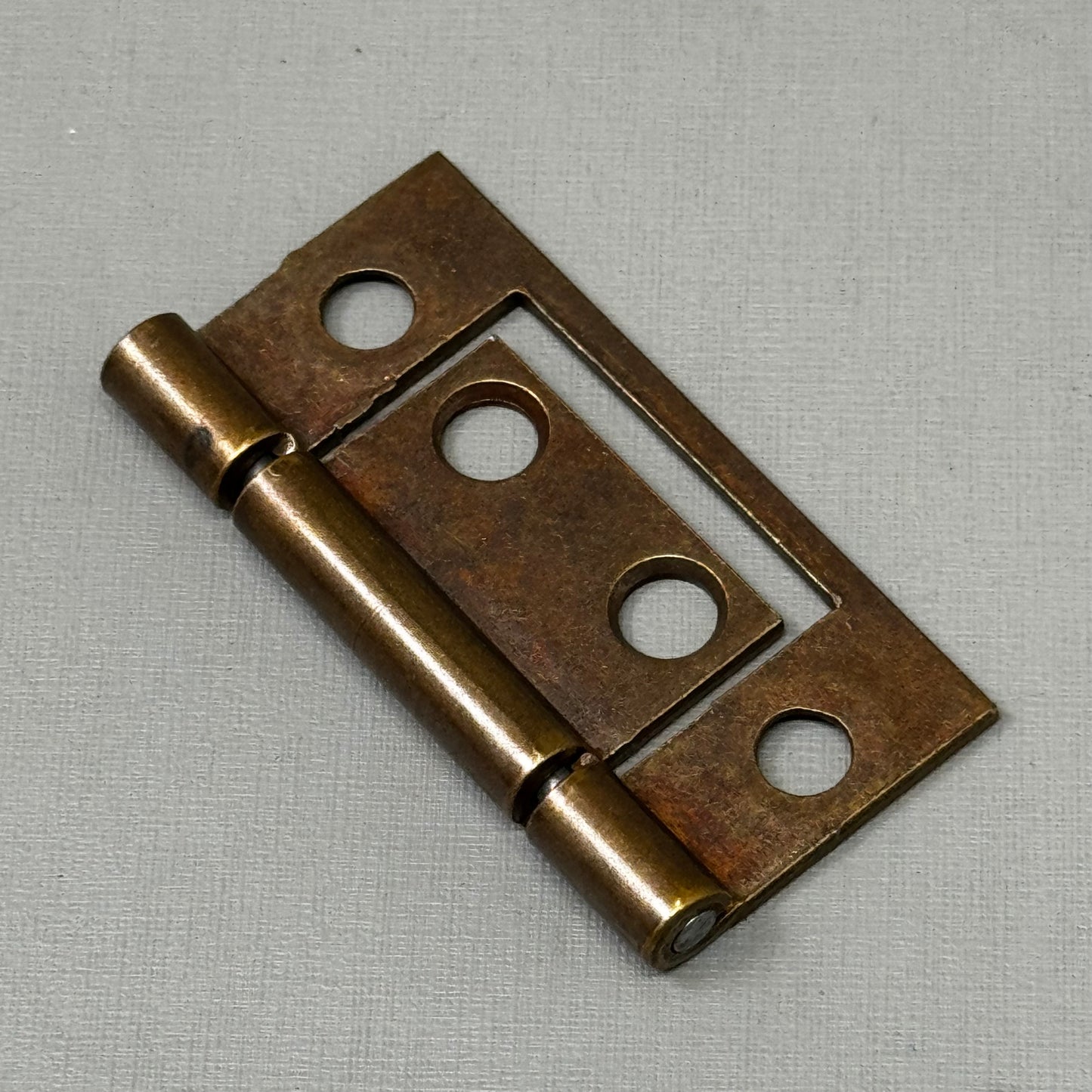 WEBER KNAPP COMPANY (50 PACK) Cabinet Door Flush Hinge 504 Finish Copper T703021