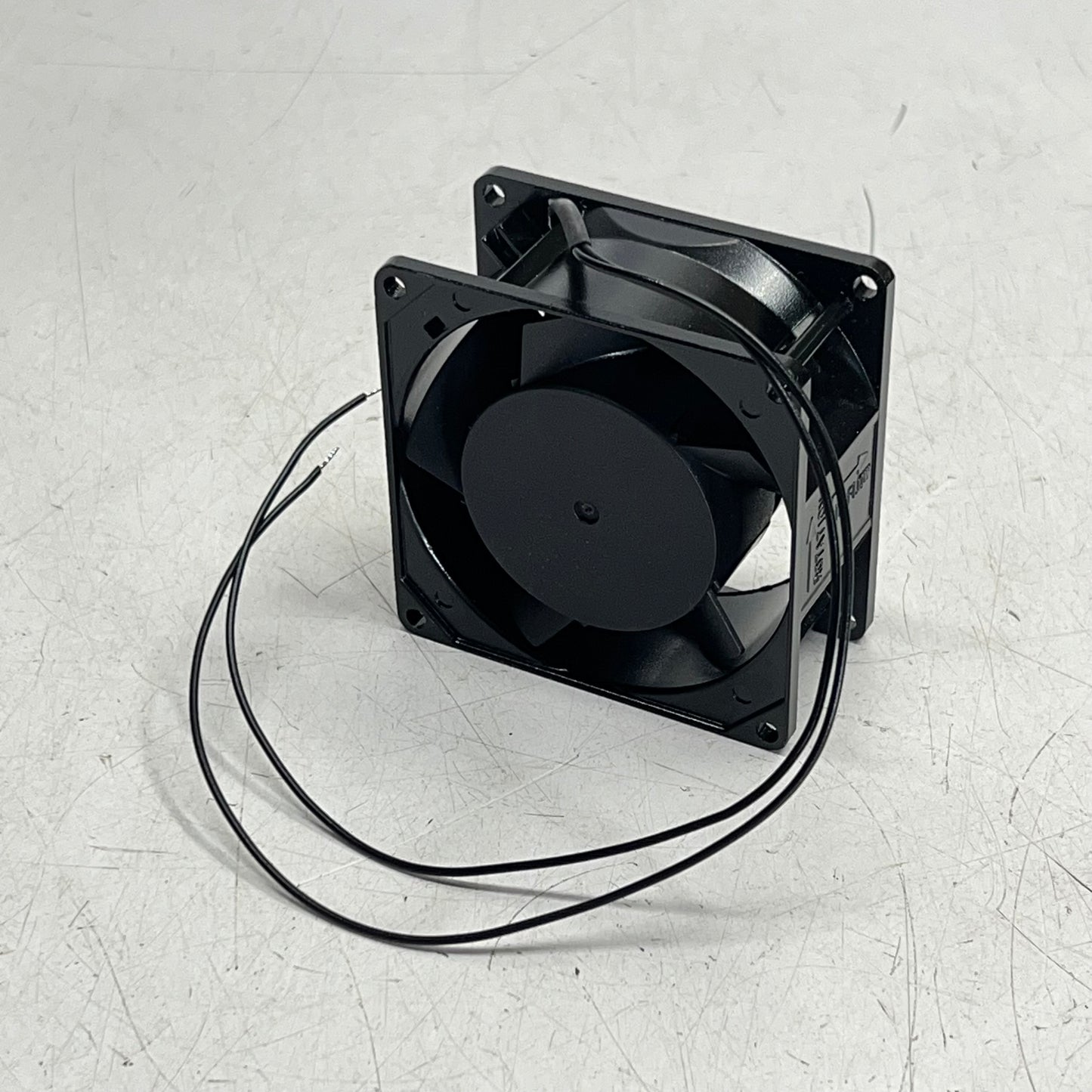 ORIAN Fan Tubeaxial Aluminum Frame 115VAC Square 2 Wire Leads OA80AP-11-1WB