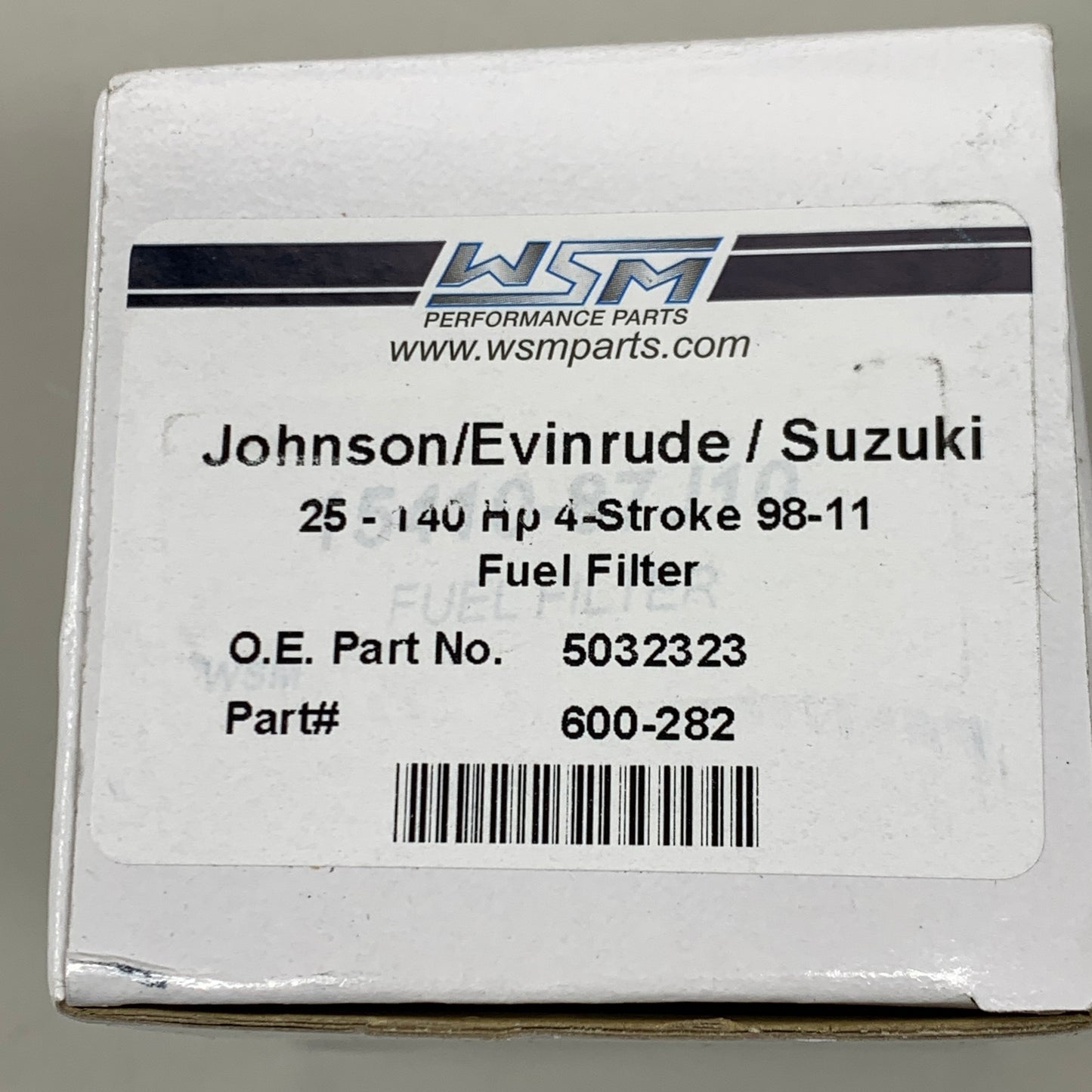 WSM (2-PACK!) Johnson/Evinrude/Suzuki Fuel Filter 25-140Hp 4-Stroke 98-11 Teal 600-282