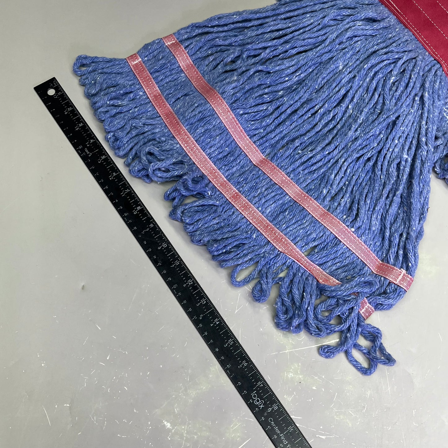 SHENZHEN MIREA CO. (18 PACK)  Synthetic Polyester Mop Heads With Headband - BLUE