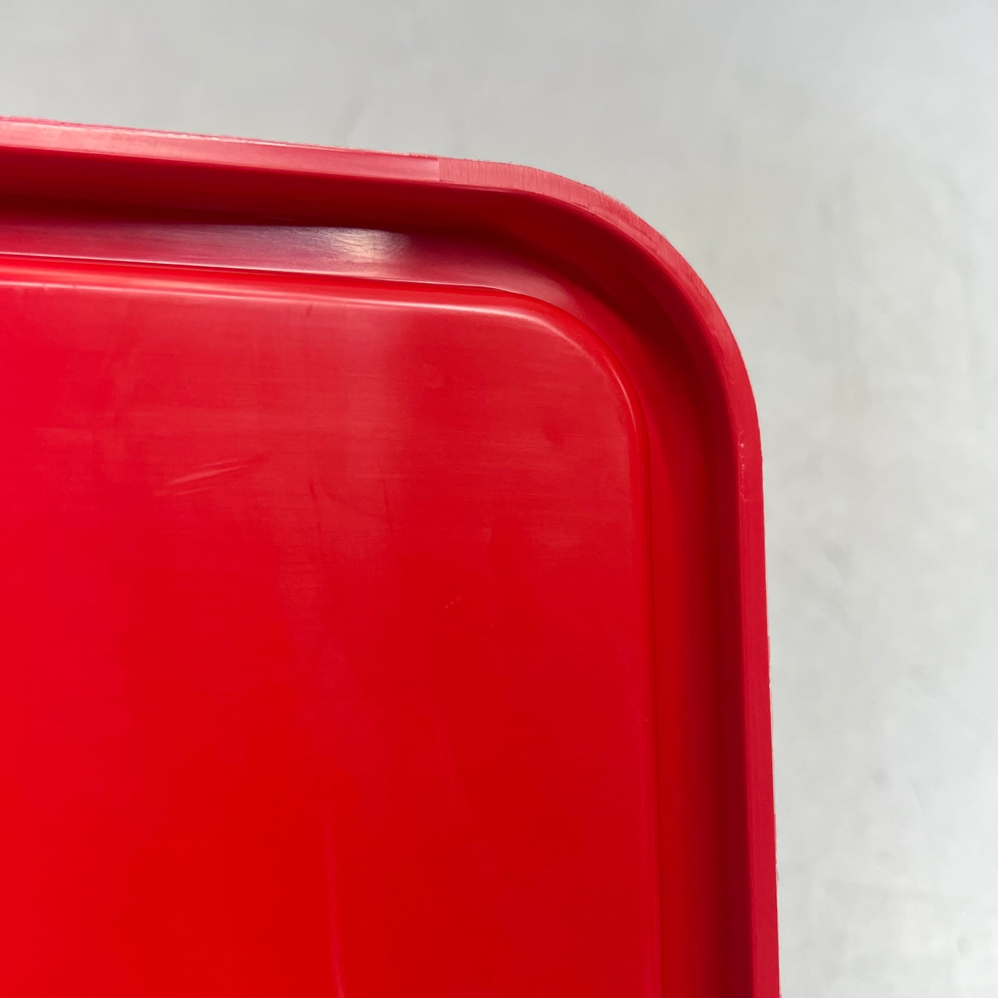 CARLISLE  (6 PACK) Square Food Storage Container Lid  6-8qt Red 1197105