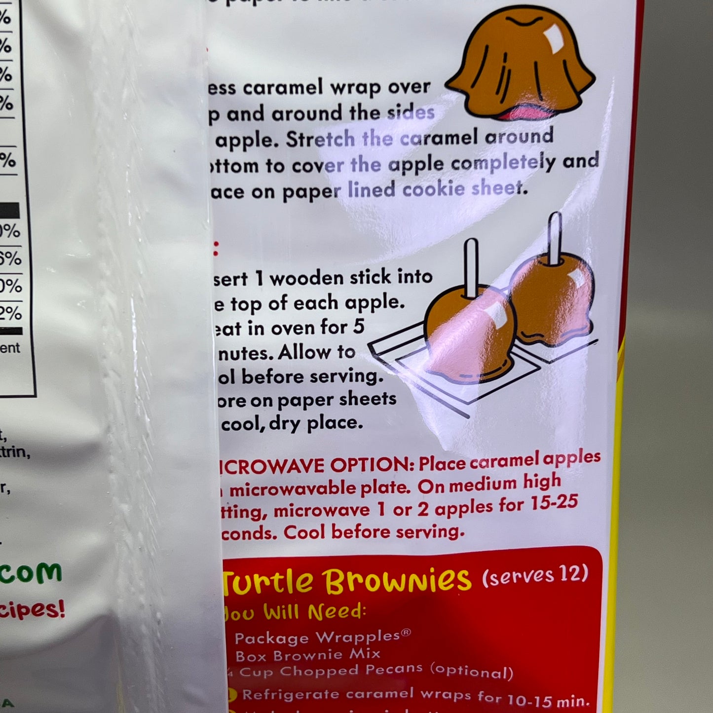 CONCORD FOODS (6 PACK) Wrapples Caramel Apple Wraps Makes 5 6.5oz BB 10/26