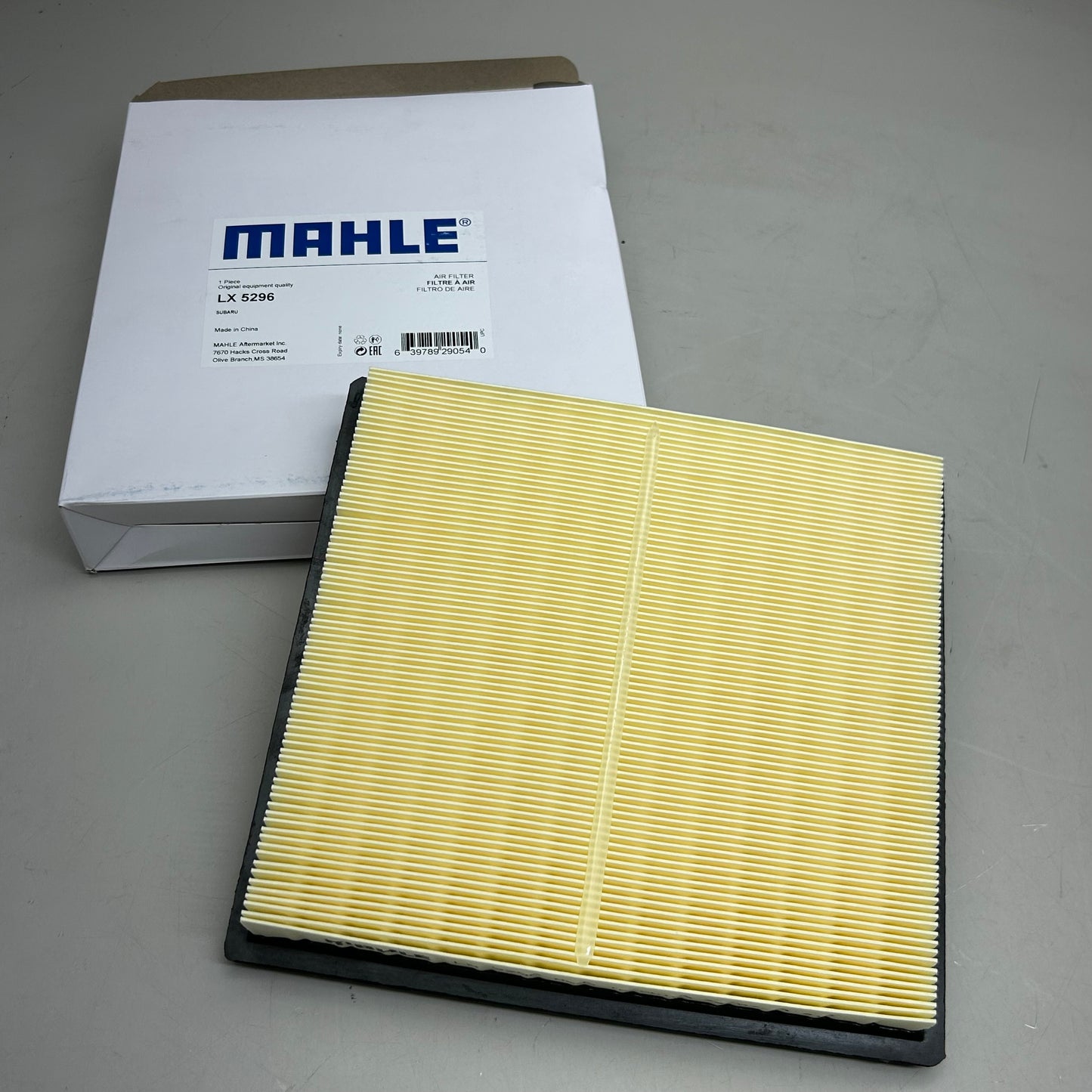 MAHLE Air Filter Replacement Part For Subaru LX5296
