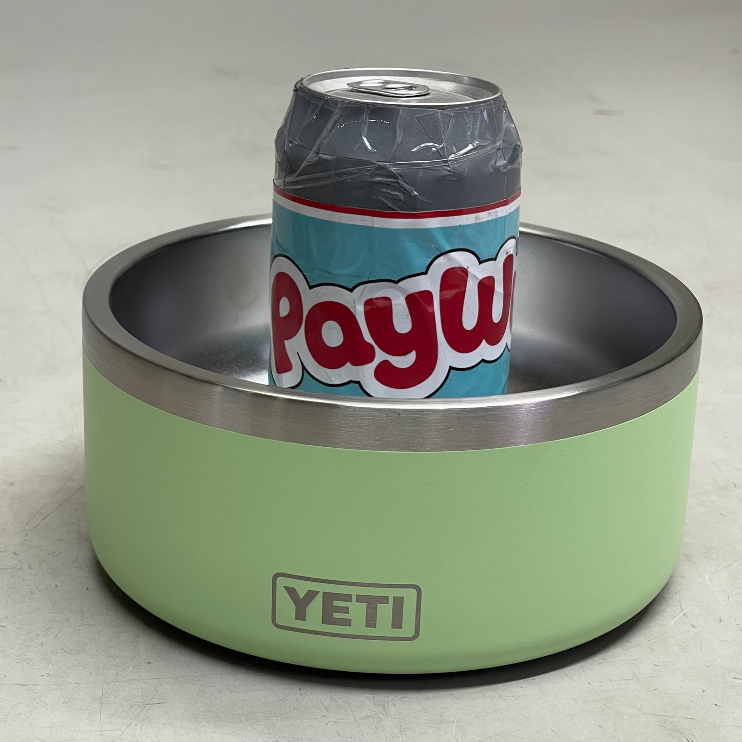 YETI Boomer Dog Bowl *HAS "CINTAS" Branding* 4 Cup (32 oz) Key Lime 4550