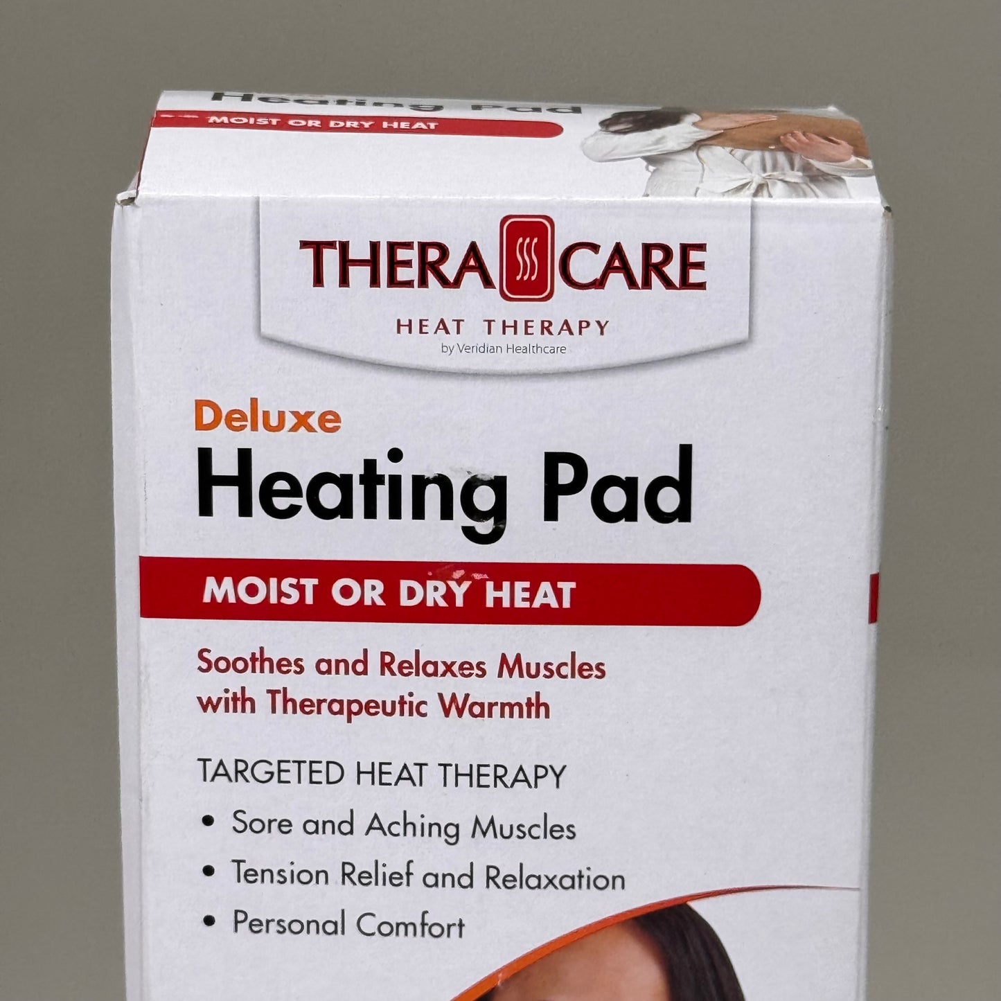 THERACARE (2 PACK) Deluxe Heating Pad 4 Heat Settings Micro Plush 12" x 15"