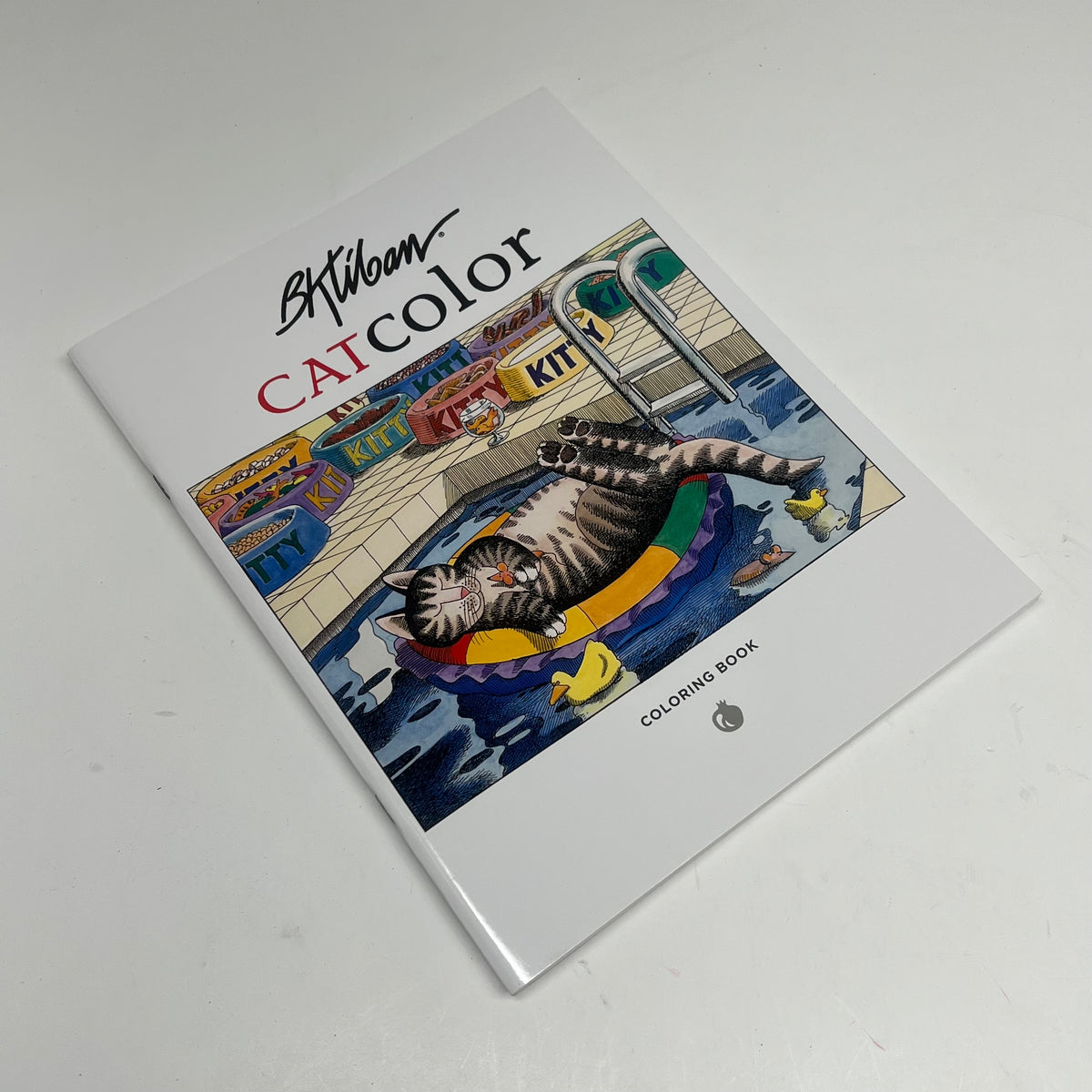 ZA@ POMEGRANATE B. Kliban Catcolor Coloring Book Soft Cover 22 Images