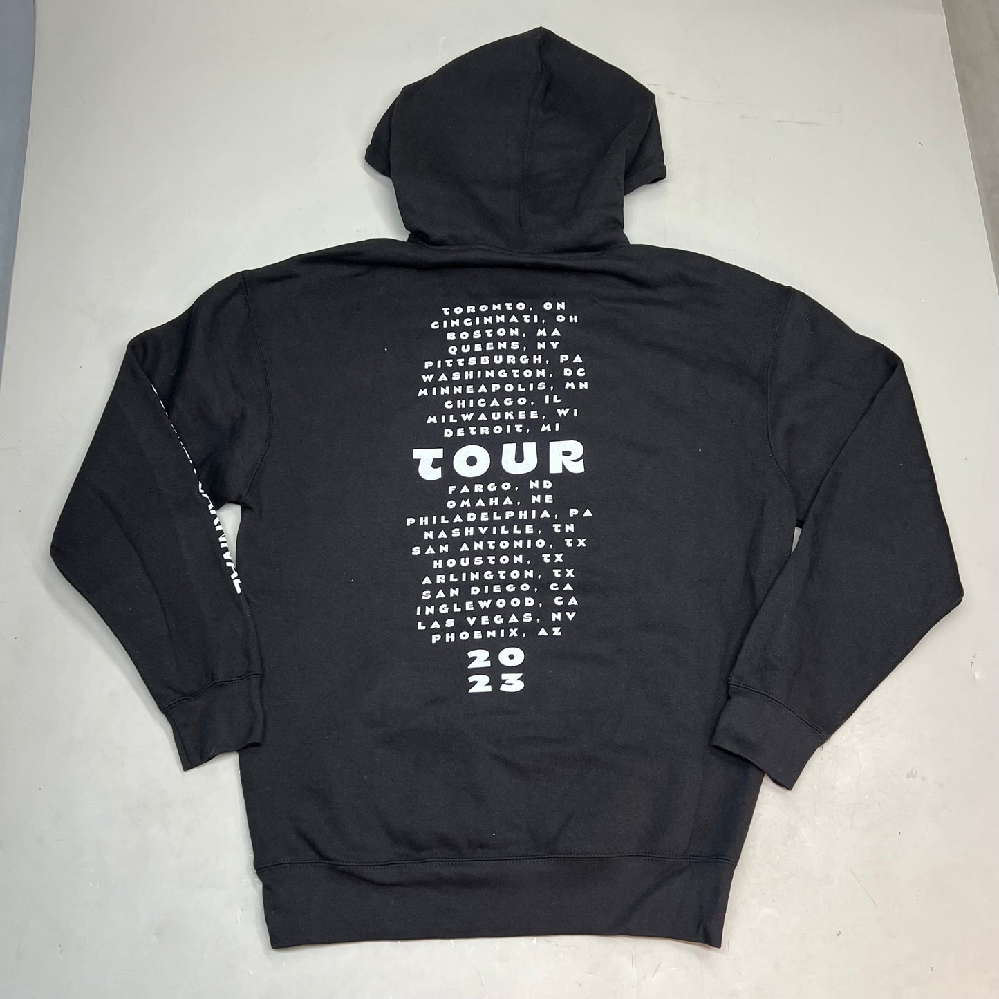 P!NK 2023 Summer Carnival Tour Concert Pull Over Hoodie Women's Sz M Black