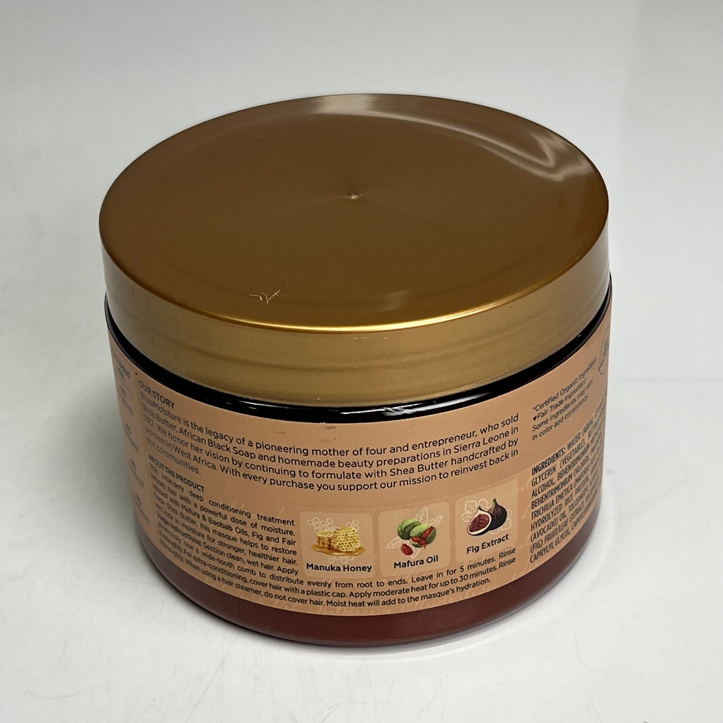 SHEA MOISTURE (2 PACK) Honey & Mafura Oil Intensive Hydration Hair Mask 11.5oz