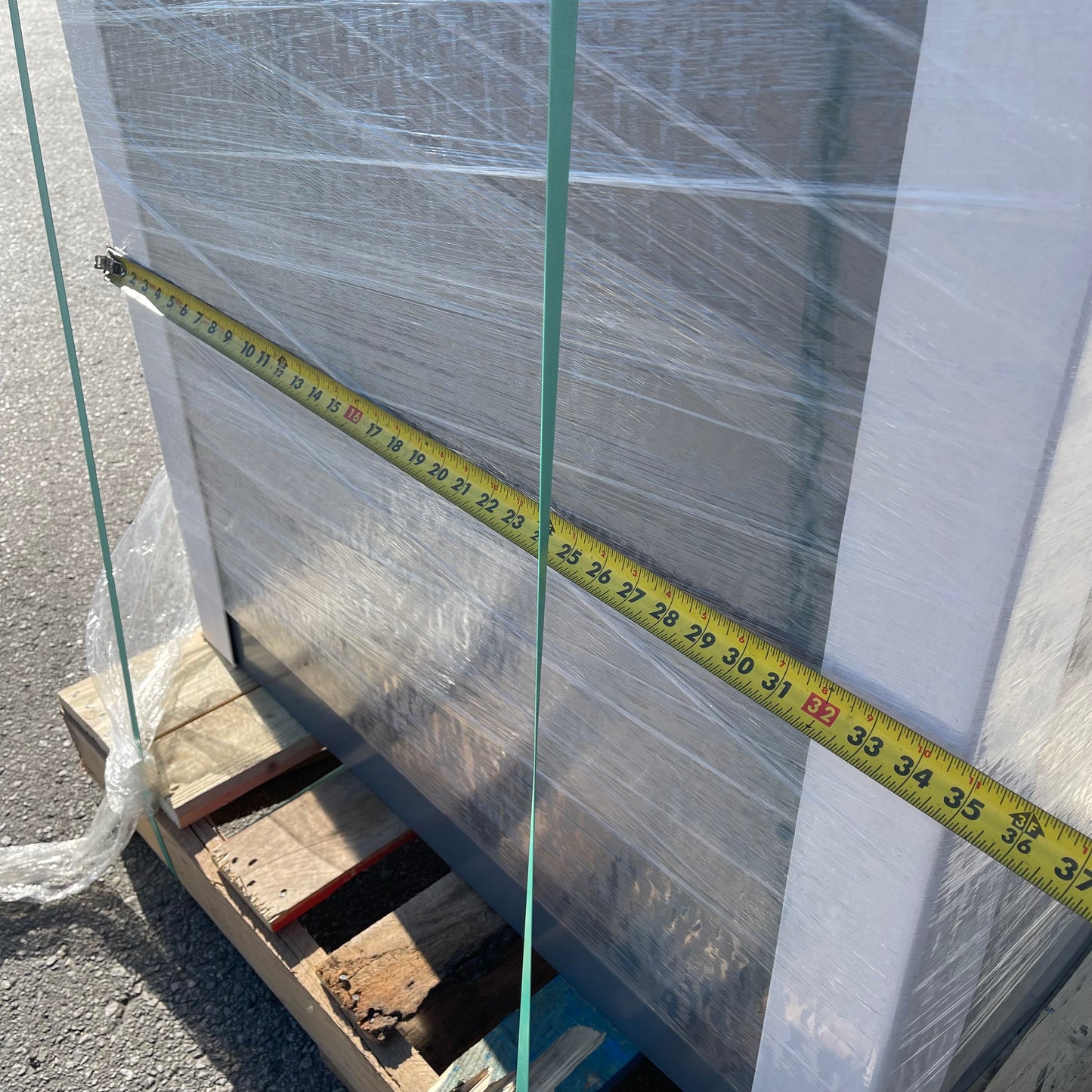 Z@ JAMCO Double-Walled Fire Resistant Security Cabinet 65”x34”x18” Grey BR23GP (A)