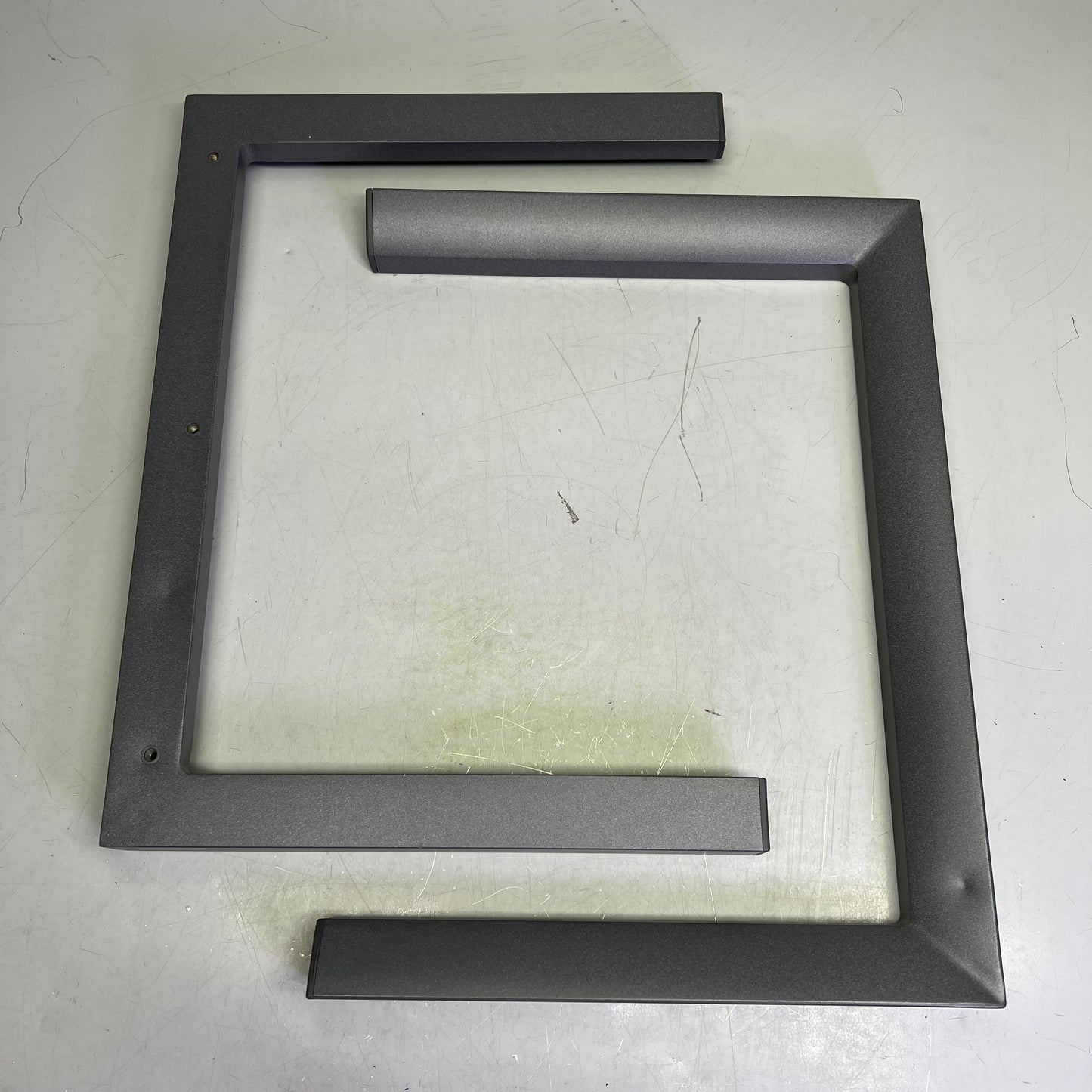 GROSFILLEX Sunset Square Low Outdoor Table 20"Heather Grey US040288 (AS-IS)