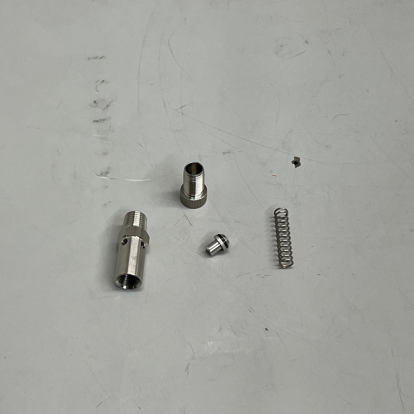 DERNORD (10 Pack) Long Pressure Relief Valve 2.5" by .5" by .5" Silver 45825