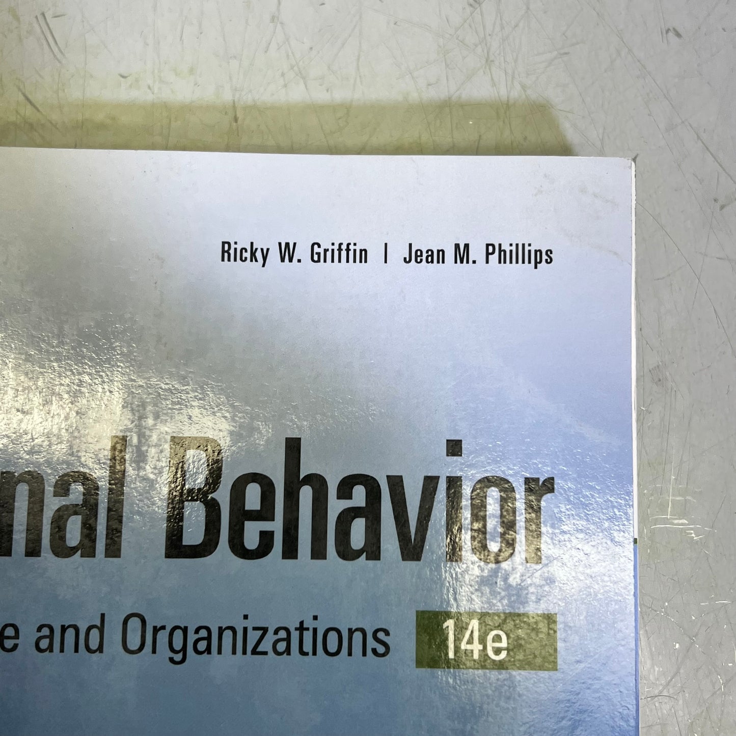 ORGANIZATIONAL BEHAVIOR Managing People & Organizations Paperback Book (As-is)