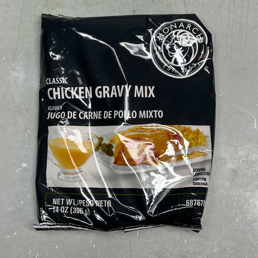 MONARCH (6 PACK) PHO-FREE Shelve Stable Chicken Gravy Mix 14 Oz BB 03/27